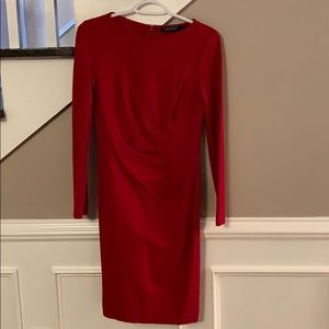Like new Ralph Lauren Women’s Size 4 Red Dress